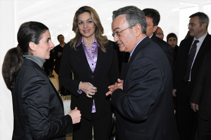 WT Ceo with Greek Minister of Tourism Antzela Gerekou